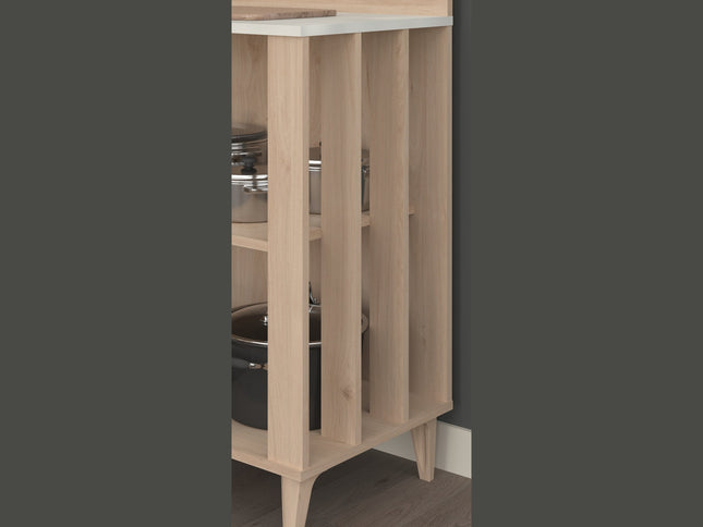 Parisot Buffet Gala 1 - Küchenbuffet Set in Eiche & Betonoptik