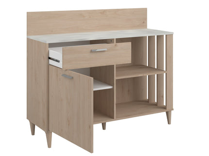 Parisot Buffet Gala 2 - Küchenbuffet Set in Eiche & Betonoptik