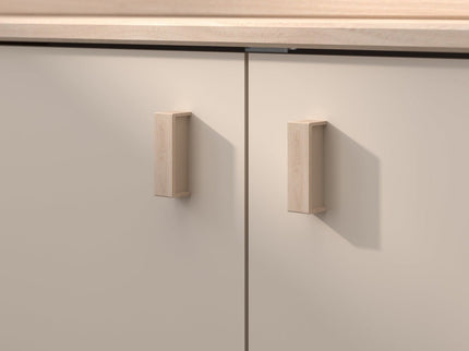 Parisot Stauraumbett Cache 1 – 90x200 cm in Kaschmir/Eiche Jackson