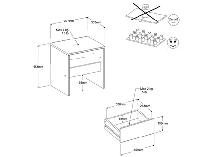 Parisot Kinderzimmer-Set Pirouette 21 – 6 tlg. Strauraumbett, Nako, Bettschubkasten, Kleiderschrank, Schreibtisch & Kommode in Weiß/Rosa oder Grau