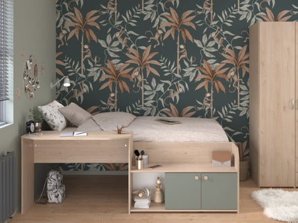 Parisot Kinderzimmer Set Jade 11 - Hochbett & Kleiderschrank - 90x200 cm