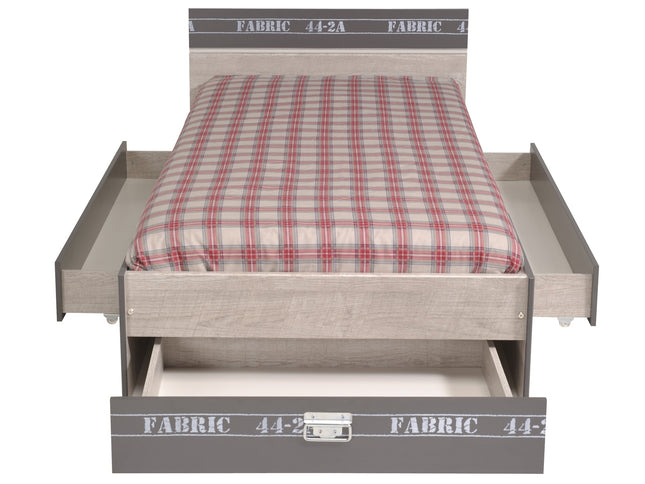 Parisot Kinderzimmer-Set Fabric 20 – mit LED-Gamertisch, Bett, Kleiderschrank & mehr