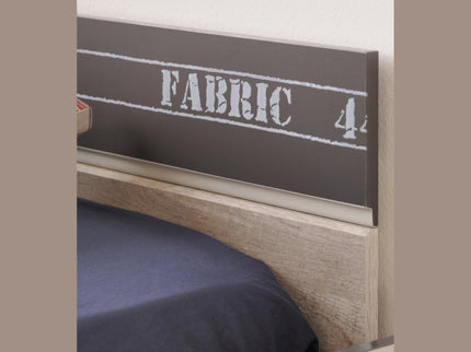 Parisot Kinderzimmer-Set Fabric 12 – mit Bett,Schreibtisch,Nako, Kommode & Bettschubkasten
