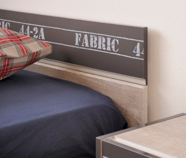 Parisot Kinderzimmer-Set Fabric 21 – mit LED-Gamertisch, Bett, Kommode & mehr