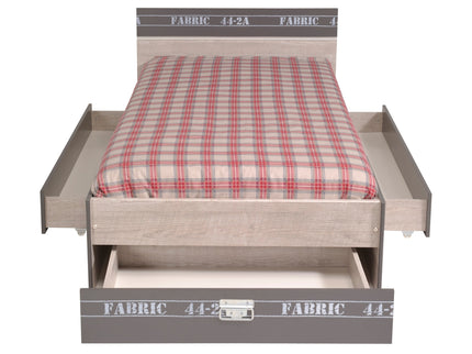 Parisot Kinderzimmer-Set Fabric 21 – mit LED-Gamertisch, Bett, Kommode & mehr