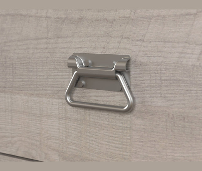 Parisot Kinderzimmer-Set Fabric 2 – mit Bett,Schrank,Nako & Bettschubkasten