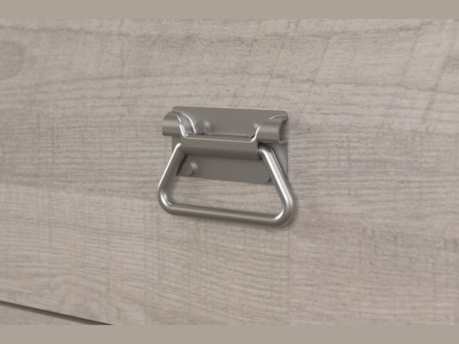 Parisot Kinderzimmer-Set Fabric 11 – mit Bett,Schrank,Schreibtisch,Nako, Kommode & Bettschubkasten