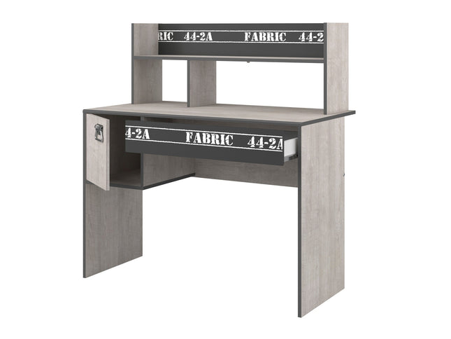 Parisot Kinderzimmer-Set Fabric 11 – mit Bett,Schrank,Schreibtisch,Nako, Kommode & Bettschubkasten