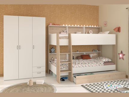 Parisot Shelter 13 Kinderzimmer-Set – Etagenbett, Kleiderschrank & Bettschubkasten