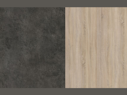 Parisot Buffet Fumay 11 - Küchenbuffet Set in Eiche & Betonoptik