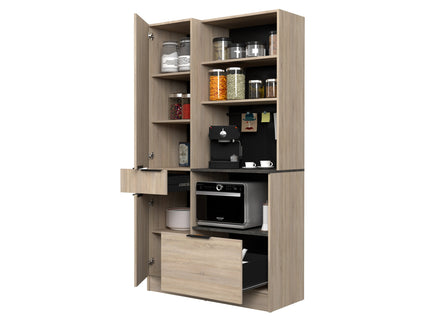 Parisot Buffet Fumay 11 - Küchenbuffet Set in Eiche & Betonoptik