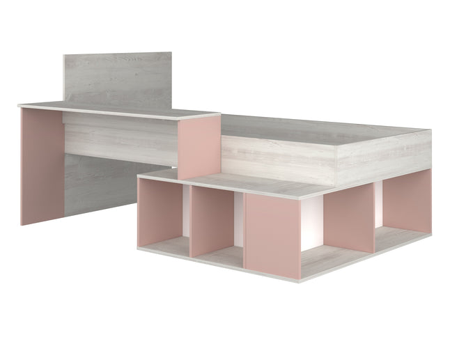 Stauraumbett mit Schreibtisch Trasman Blake - 90x200 - Cascina/Altrosa