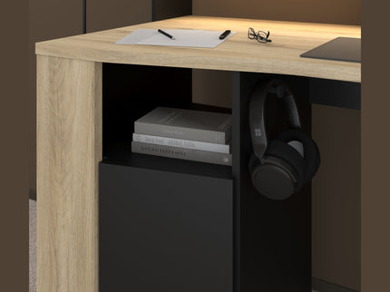 Parisot Gaming Set - Meta 11 in schwarz/Chene Kronberg inkl. RGB LED Beleuchtung