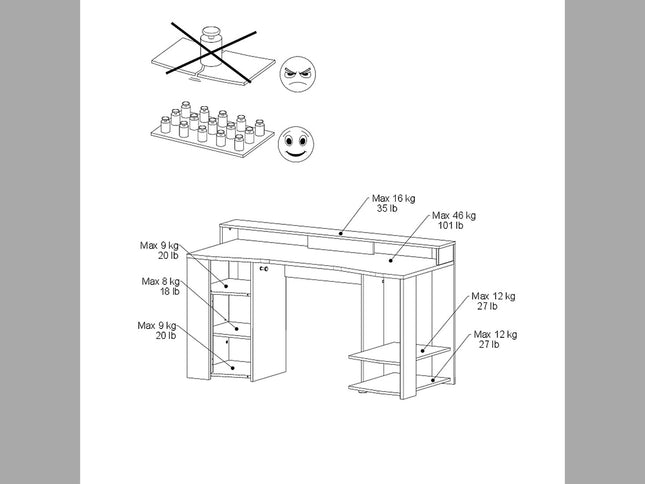 Parisot Gaming Set - Meta 11 in schwarz/Chene Kronberg inkl. RGB LED Beleuchtung