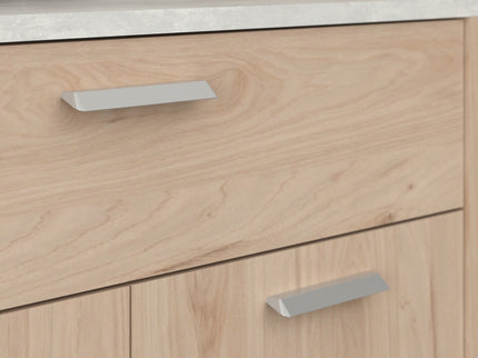 Parisot Beistellschrank Gala 12 - Mehrzweckschrank in Eiche & Betonoptik