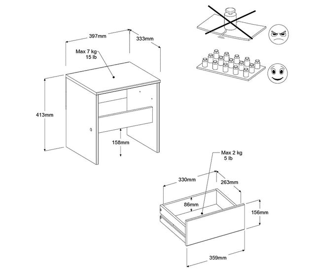 Parisot Kinderzimmer-Set Pirouette 23 – 5 tlg. Strauraumbett, Nako, Bettschubkasten, Kleiderschrank & Schreibtisch in Weiß/Rosa oder Grau