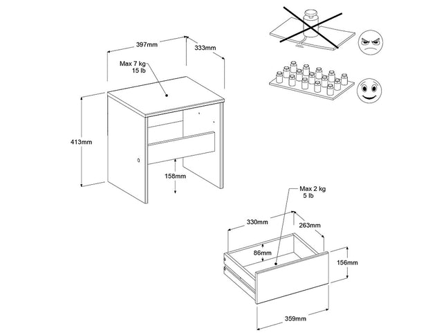 Parisot Kinderzimmer-Set Pirouette 25 – 5 tlg. Stauraumbett, Nako, Bettschubkasten, Kommode & Schreibtisch in Weiß/Rosa oder Grau