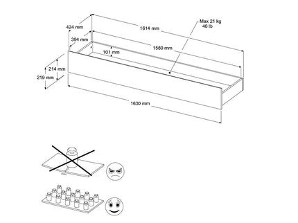 Parisot Etagenbett Shelter 12 mit Bettschubkasten - 90x200 cm