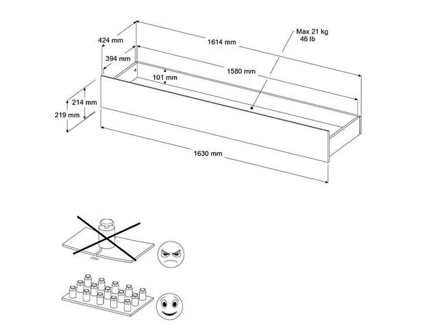 Parisot Etagenbett Shelter 12 mit Bettschubkasten - 90x200 cm