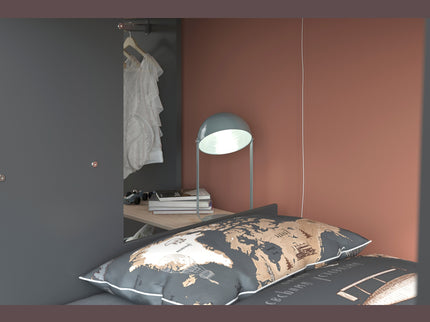 Parisot Stim 2 Etagenbett mit Schrank & Schubkasten - 90x200 – Eiche Jackson/Grau #